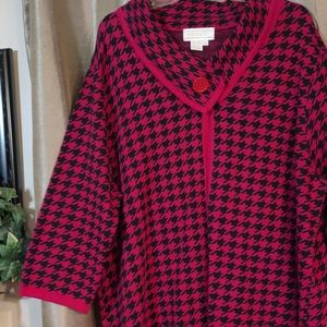 Maurada Houndstooth size 3X Sweater